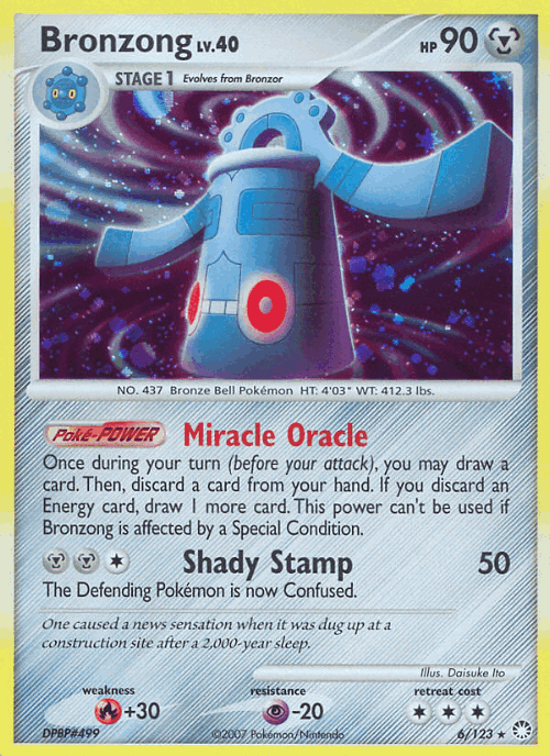 Bronzong Pokémon TCG card art