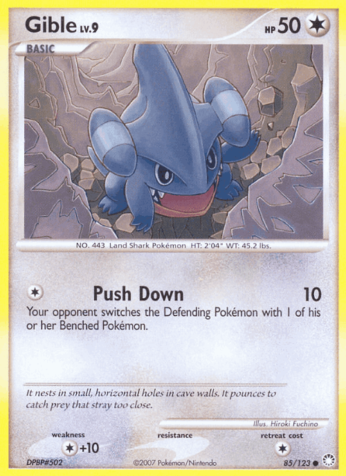 Gible 85, Mysterious Treasures