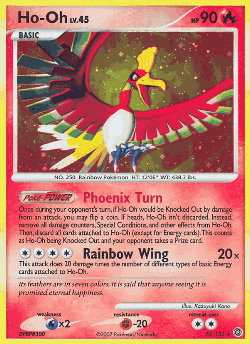 Ho-Oh Pokémon TCG card art