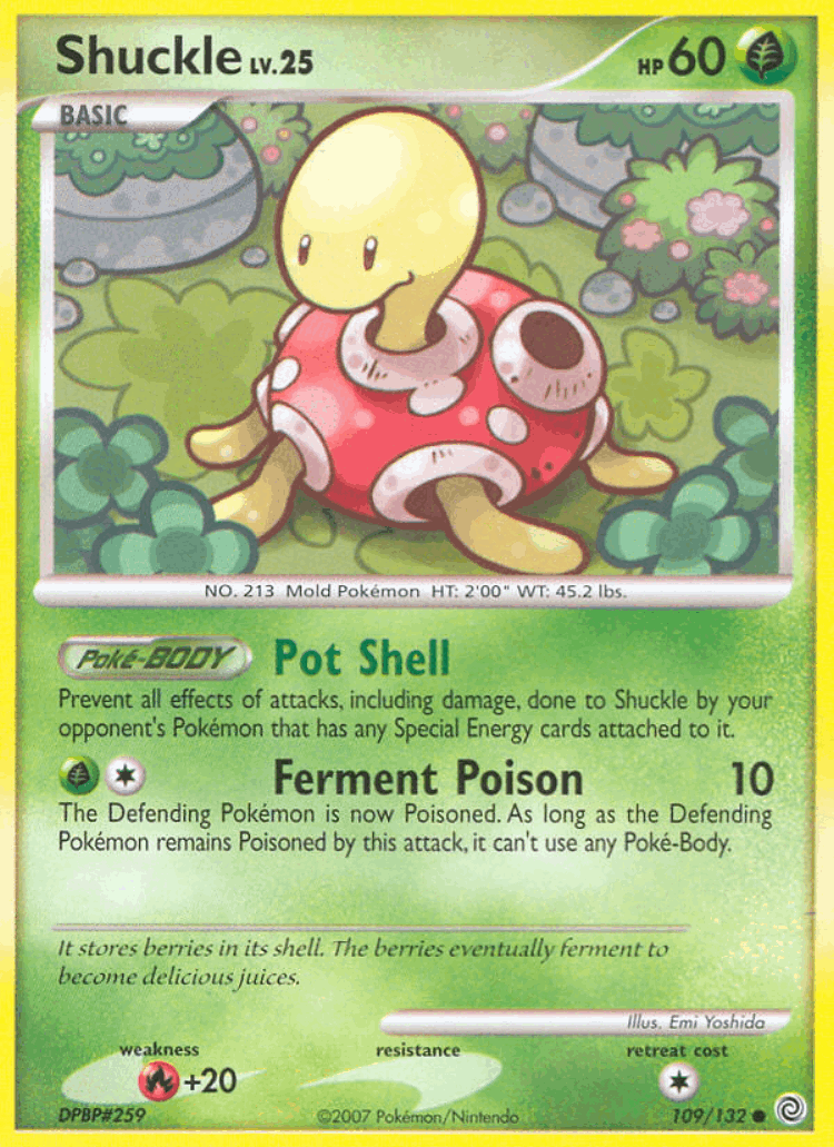 Shuckle #109 from Secret Wonders - Common - Illustrated by Emi Yoshida