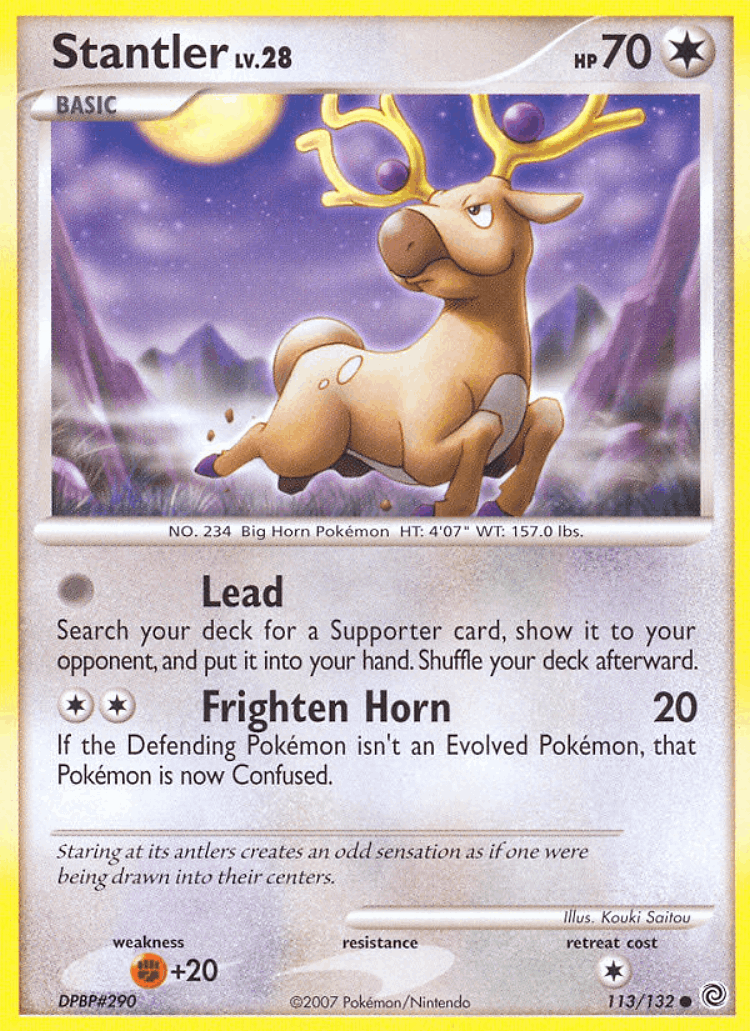 Stantler #113 from Secret Wonders - Common - Illustrated by Kouki Saitou