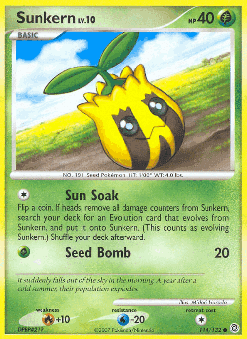 Sunkern 114, Secret Wonders