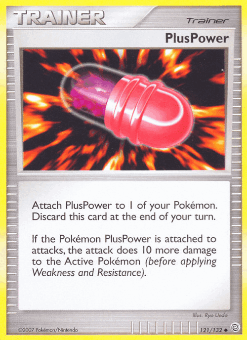 PlusPower #121 from Secret Wonders - Uncommon - Illustrated by Ryo Ueda