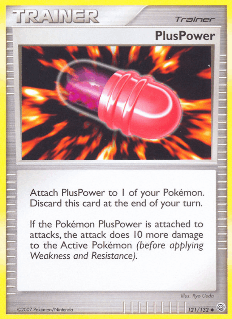 PlusPower #121 from Secret Wonders - Uncommon - Illustrated by Ryo Ueda