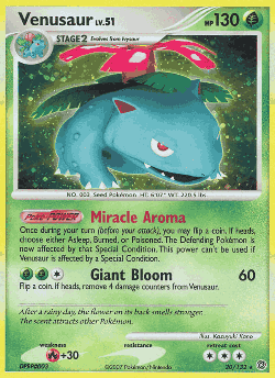 Venusaur Pokémon TCG card art