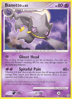 Banette Pokémon TCG card art