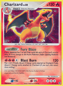 Charizard Pokémon TCG card art