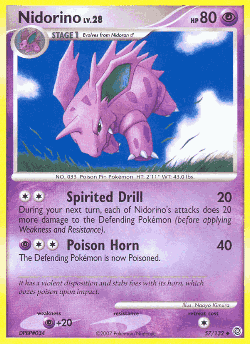 Nidorino 57, Secret Wonders