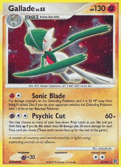 Gallade Pokémon TCG card art