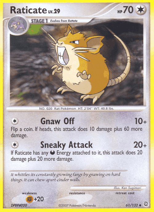 Raticate 61, Secret Wonders