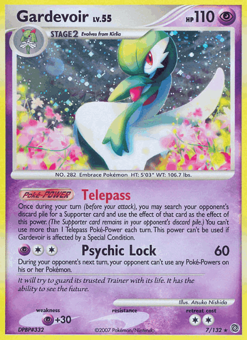 Gardevoir Pokémon TCG card art