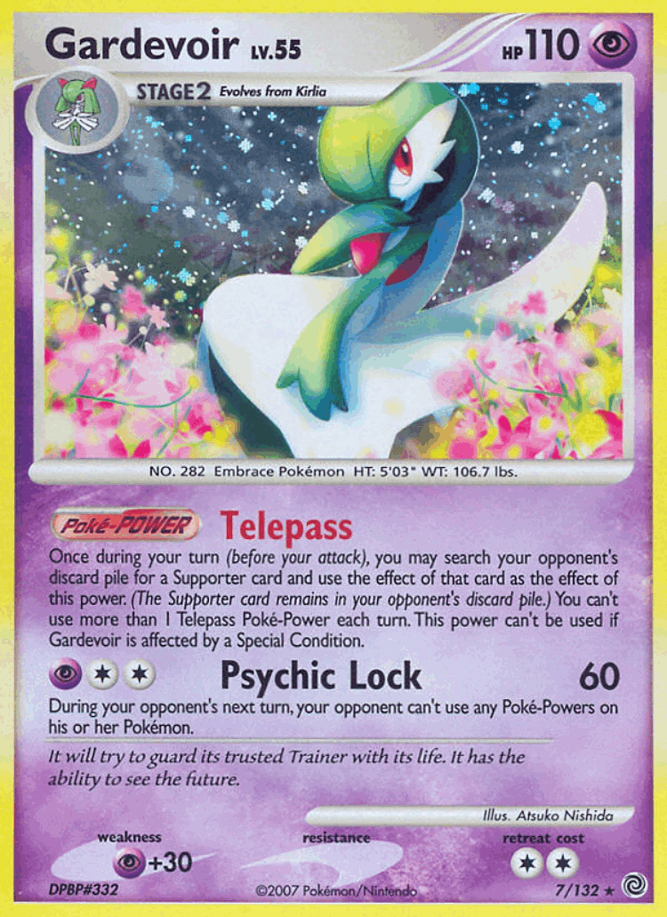 Gardevoir #7 from Secret Wonders - Rare Holo - Illustrated by Atsuko Nishida
