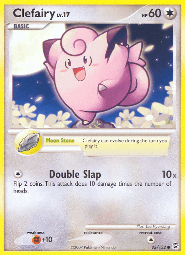 Clefairy #83 from Secret Wonders - Common - Illustrated by Lee HyunJung