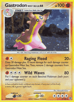 Gastrodon West Sea Pokémon TCG card art