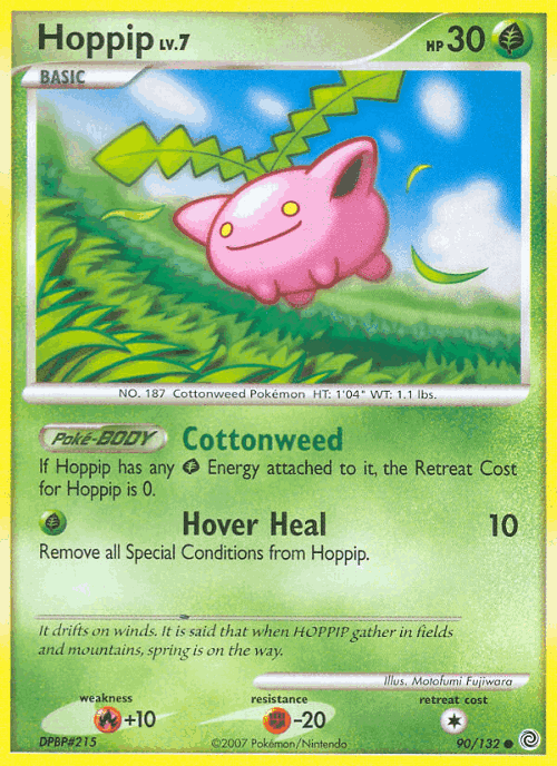 Hoppip #90 from Secret Wonders - Common - Illustrated by Motofumi Fujiwara