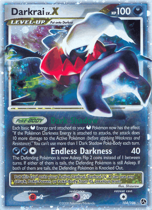 Darkrai LV.X 104, Great Encounters