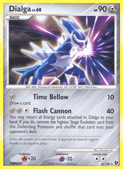Dialga #16 from Great Encounters - Rare - Illustrated by Daisuke Ito