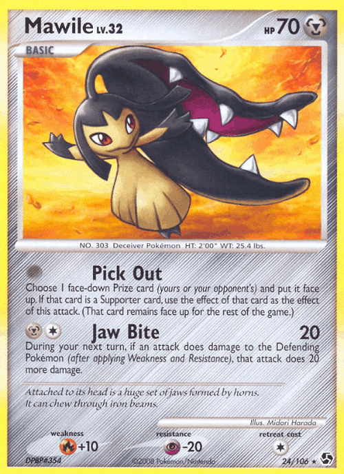 Mawile Pokémon TCG card art