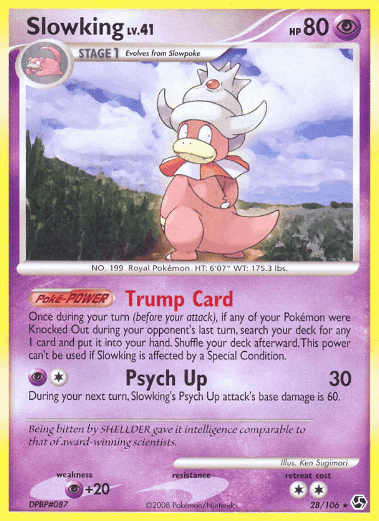 Slowking #28 from Great Encounters - Rare - Illustrated by Ken Sugimori