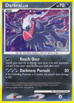 Darkrai Pokémon TCG card art