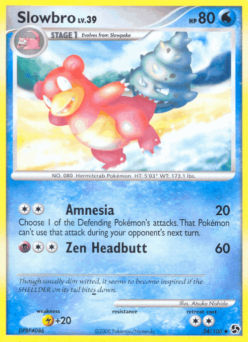Slowbro 54, Great Encounters