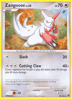 Zangoose 59, Great Encounters