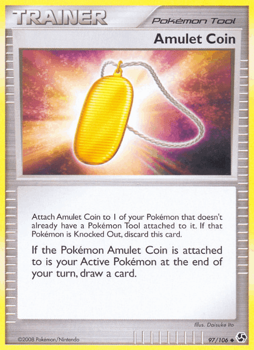 Amulet Coin #97 from Great Encounters - Uncommon - Illustrated by Daisuke Ito