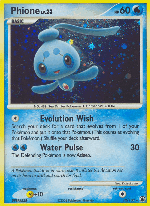 Phione #12 from Majestic Dawn - Rare Holo - Illustrated by Daisuke Ito