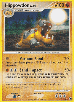 Hippowdon Pokémon TCG card art