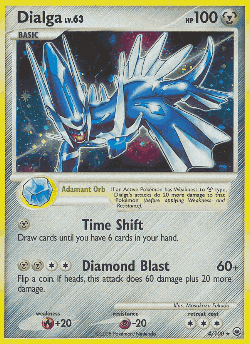 Dialga Pokémon TCG card art