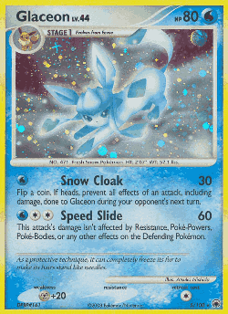 Glaceon Pokémon TCG card art