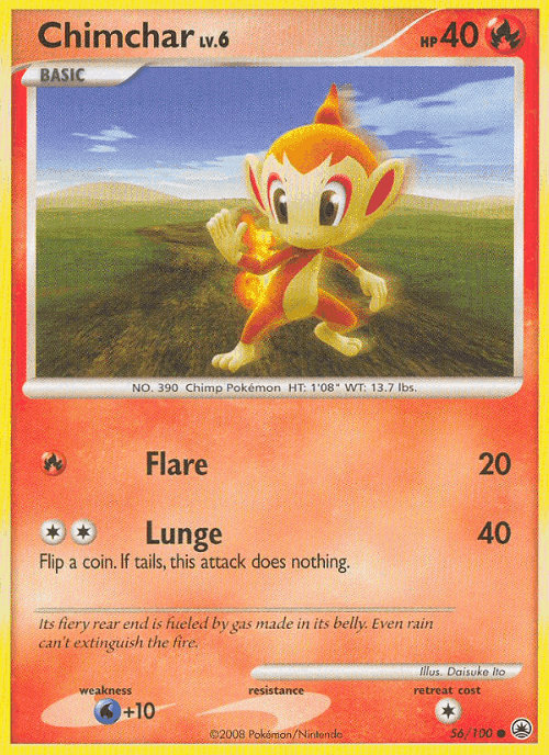 Chimchar 56, Majestic Dawn