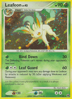 Leafeon Pokémon TCG card art
