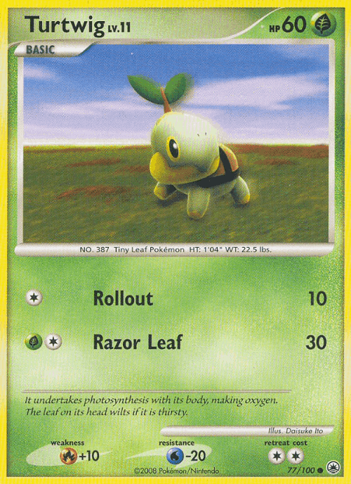 Turtwig 77, Majestic Dawn