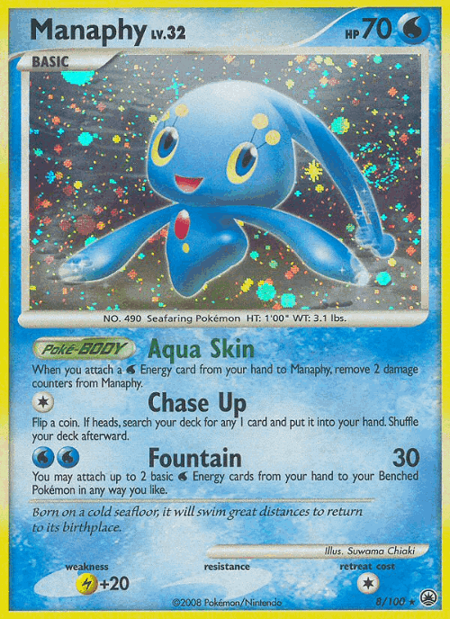 Manaphy Pokémon TCG card art