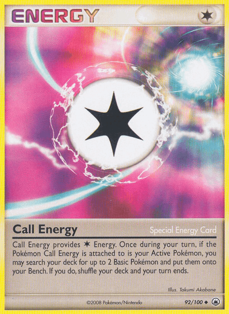 Call Energy #92 from Majestic Dawn - Uncommon - Illustrated by Takumi Akabane