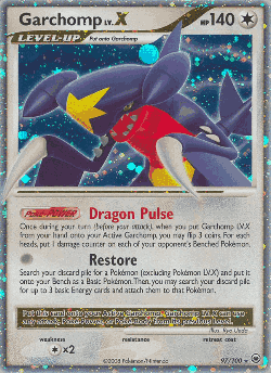 Garchomp LV.X 97, Majestic Dawn