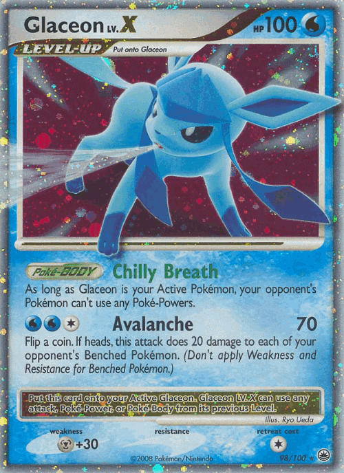Glaceon LV.X 98, Majestic Dawn