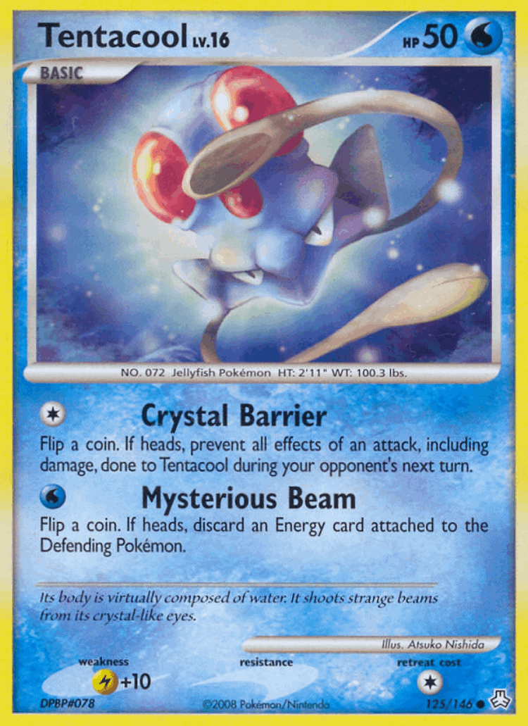 Tentacool #125 from Legends Awakened - Common - Illustrated by Atsuko Nishida