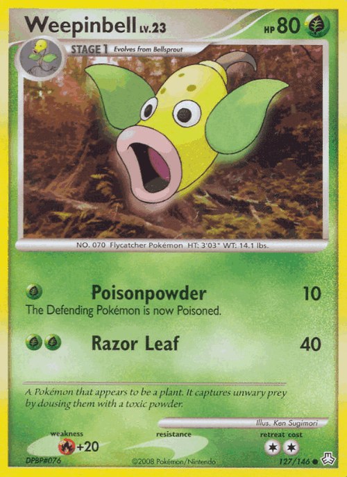 Weepinbell 127, Legends Awakened