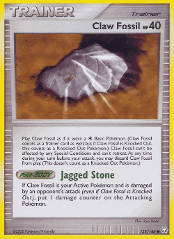 Claw Fossil 138, Legends Awakened