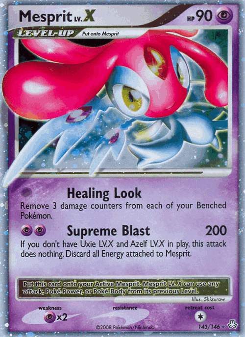 Mesprit LV.X 143, Legends Awakened