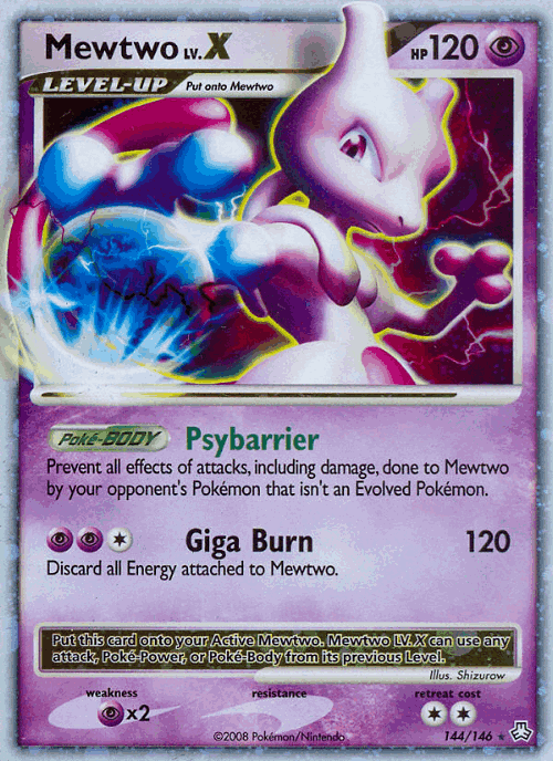 Mewtwo LV.X 144, Legends Awakened