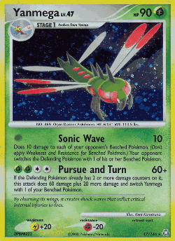 Yanmega Pokémon TCG card art