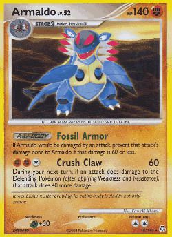 Armaldo Pokémon TCG card art