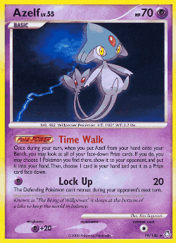 Azelf Pokémon TCG card art