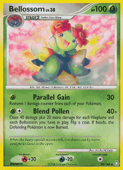 Bellossom Pokémon TCG card art