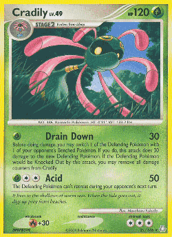 Cradily Pokémon TCG card art