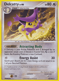 Delcatty Pokémon TCG card art