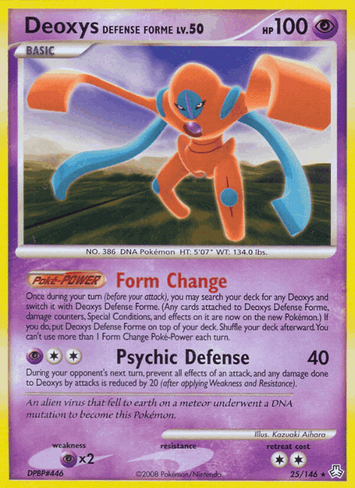 Deoxys Defense Forme 25, Legends Awakened